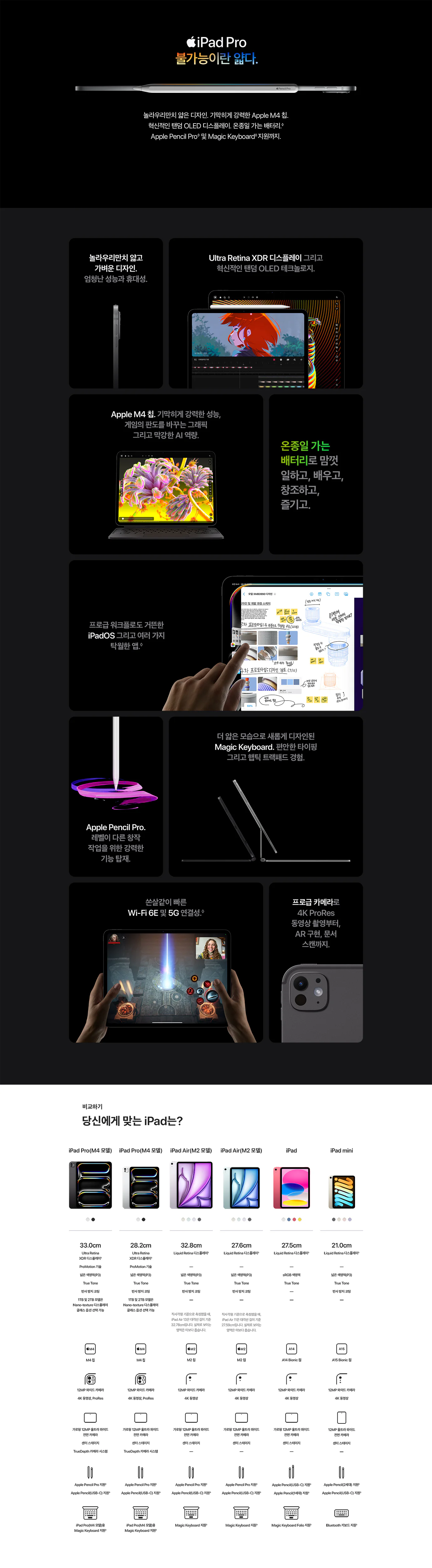 아이패드 신모델 출시 안내